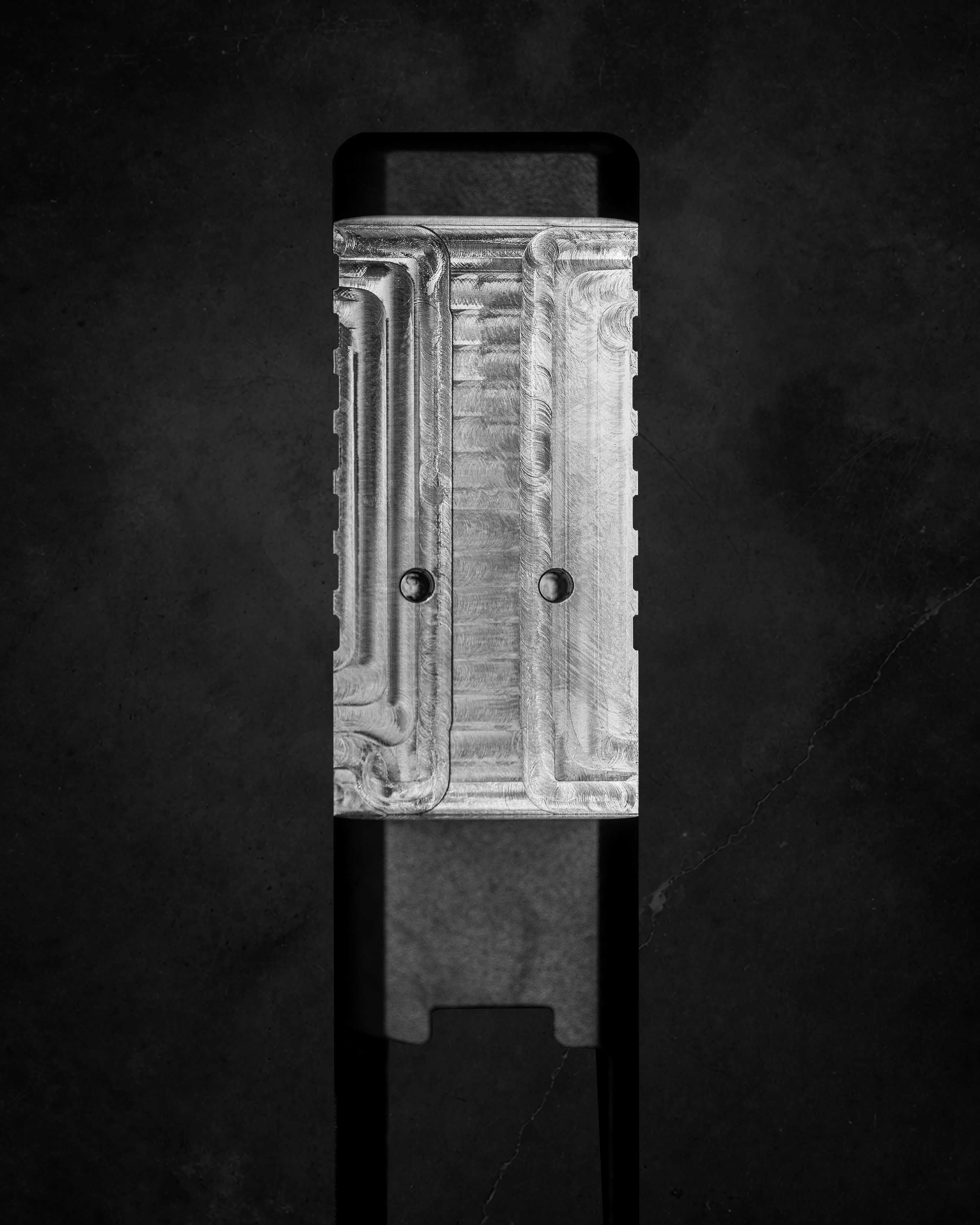 Precision optic footprint cut